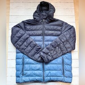 Eddie Bauer CirrusLite Hooded Down Jacket Men’s XL Blue Puffer